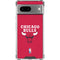 NBA Chicago Bulls Red Distressed Google Pixel 8 Clear Case
